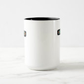 Mug Black Cross with Flowers (Centre)