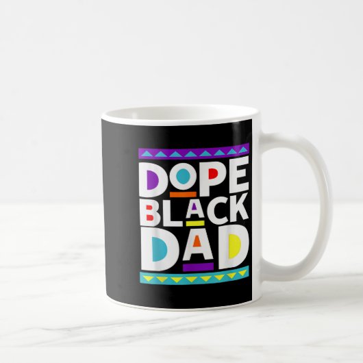 Mug Black Dad New Dad Fathers Day Gift African America (Droite)