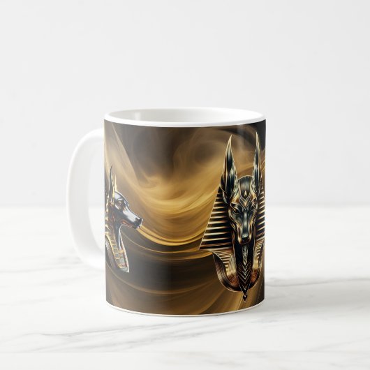 Mug black egyptian (Devant gauche)