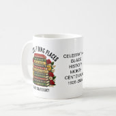 Mug Black Excellence History Heroes Bookish Gift (Devant gauche)