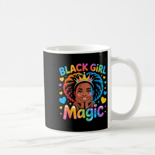 Mug Black Girl Magic African Girl Hbcu (Droite)
