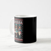 Mug Black Girl Nutcracker Western Nutcracker Bow Ugly (Devant gauche)