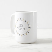 Mug Black Gold Fa Noël La La ID1009 (Devant gauche)