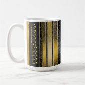 Mug Black Gold Fa Noël La La Motif#27 ID1009 (Gauche)