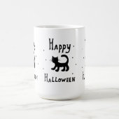 Mug Black Happy Halloween horreur éffrayant (Centre)
