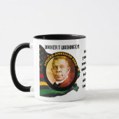 Mug Black History Mois BOOKER T WASHINGTON Citation (Gauche)