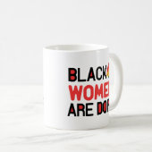 Mug Black History Mois période Noir 2025 (Devant droit)