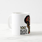 Mug Black History Month – 100 Years of Celebration  (Devant gauche)