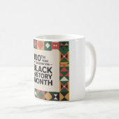 Mug Black History Month – 100 Years of Celebration (Devant droit)