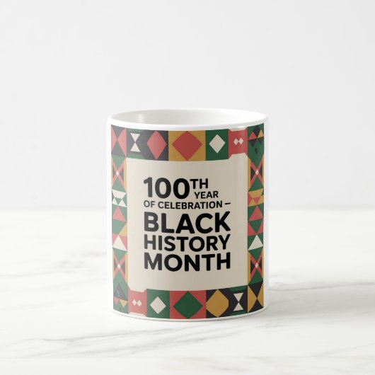 Mug Black History Month – 100 Years of Celebration (Centre)