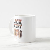 Mug Black History Month Hands Symbol Afro Motivation  (Devant gauche)