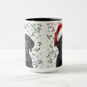 Mug Black lab christmas  (Centre)