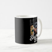 Mug Black Lab Dog Local Southern Boy Camo Duck Hunting (Devant droit)