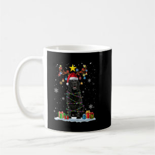 Mug Black Lab Labrador Christmas Tree Light Pyjama Chi
