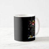 Mug Black Lab Labrador Christmas Tree Light Pyjama Chi (Devant droit)