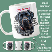 Mug Black Labrador, ajouter le nom du chien, modifier