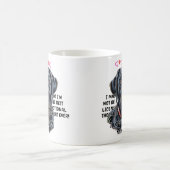 Mug Black Labrador, ajouter le nom du chien, modifier  (Centre)