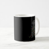 Mug Black Labrador Christmas I'm Fine Everything Is Fi (Devant droit)