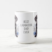 Mug Black LABRADOR DAD Amoureux des chiens mignon chio (Centre)