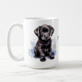 Mug Black LABRADOR DAD Amoureux des chiens mignon chio (Gauche)
