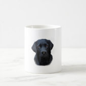 Mug Black Labrador Dog Water Couleur Art Peinture (Centre)