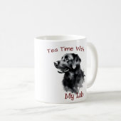 Mug Black Labrador Keepsake Personalize (Devant droit)