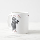 Mug Black Labrador Keepsake Personalize (Devant gauche)