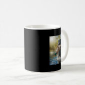 Mug Black Labrador Retriever Chien Chasse Canards Dans (Devant droit)