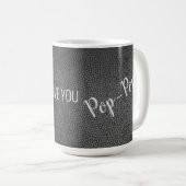 Mug Black Leather Love You Photo  (Devant droit)