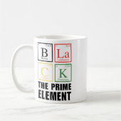 Mug Black L'élément primordial Mois de l'histoire des (Gauche)