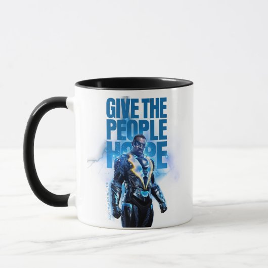 Mug Black Lightning - Donnez De L'Espoir Aux Gens (Gauche)