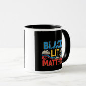 Mug Black Lit Matters | Bold Afrocentric Literary  (Devant droit)