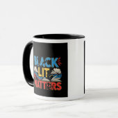 Mug Black Lit Matters | Littérature afrocentrique auda (Devant gauche)