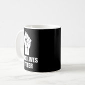 Mug Black Lives Blm Human Rights Black History Month (Devant gauche)