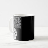 Mug Black Lives Blm Human Rights Black History Month (Devant gauche)