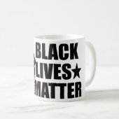 Mug black lives matière Collection USA Flag (Devant droit)