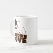 Mug Black Love Brown Love (Devant gauche)