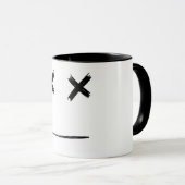 Mug Black Marshmallow Cool Musique esthétique (Devant droit)