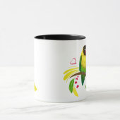 Mug Black Masked Lovebirds (Centre)