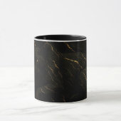Mug Black Panther Gold Marble Art (Centre)
