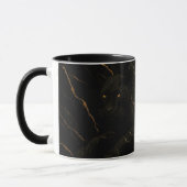 Mug Black Panther Gold Marble Art (Gauche)