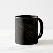Mug Black Panther Gold Marble Art (Devant droit)