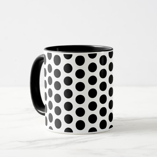Mug Black points regular (Devant gauche)