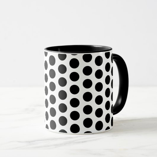 Mug Black points regular (Devant droit)