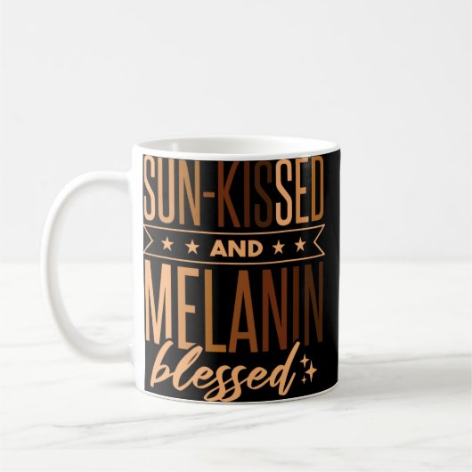 Mug Black Pride Melanin Black History Junetdix (Gauche)