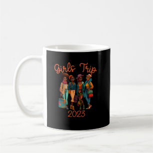 Mug Black Queen Girls Trip African American Vacances