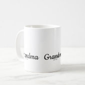 Mug Black Script Established Grandma (Devant gauche)