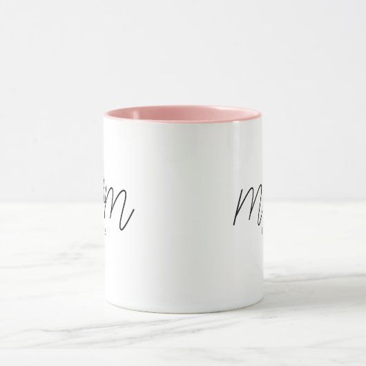 Mug Black Script Established Mom  (Centre)