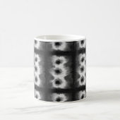 Mug Black Shibori Motif Tie Dye Art (Centre)