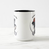 Mug Black Silver Schnauzer IAAM (Centre)